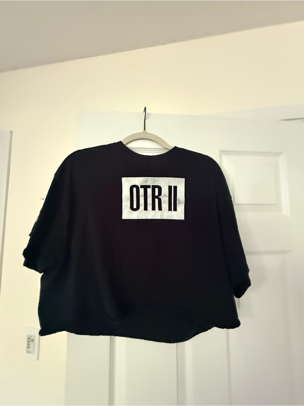 Black Beyoncé OTR II Crop Top